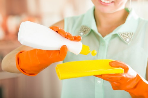 Waste handling and compliance section for oven cleaning terms